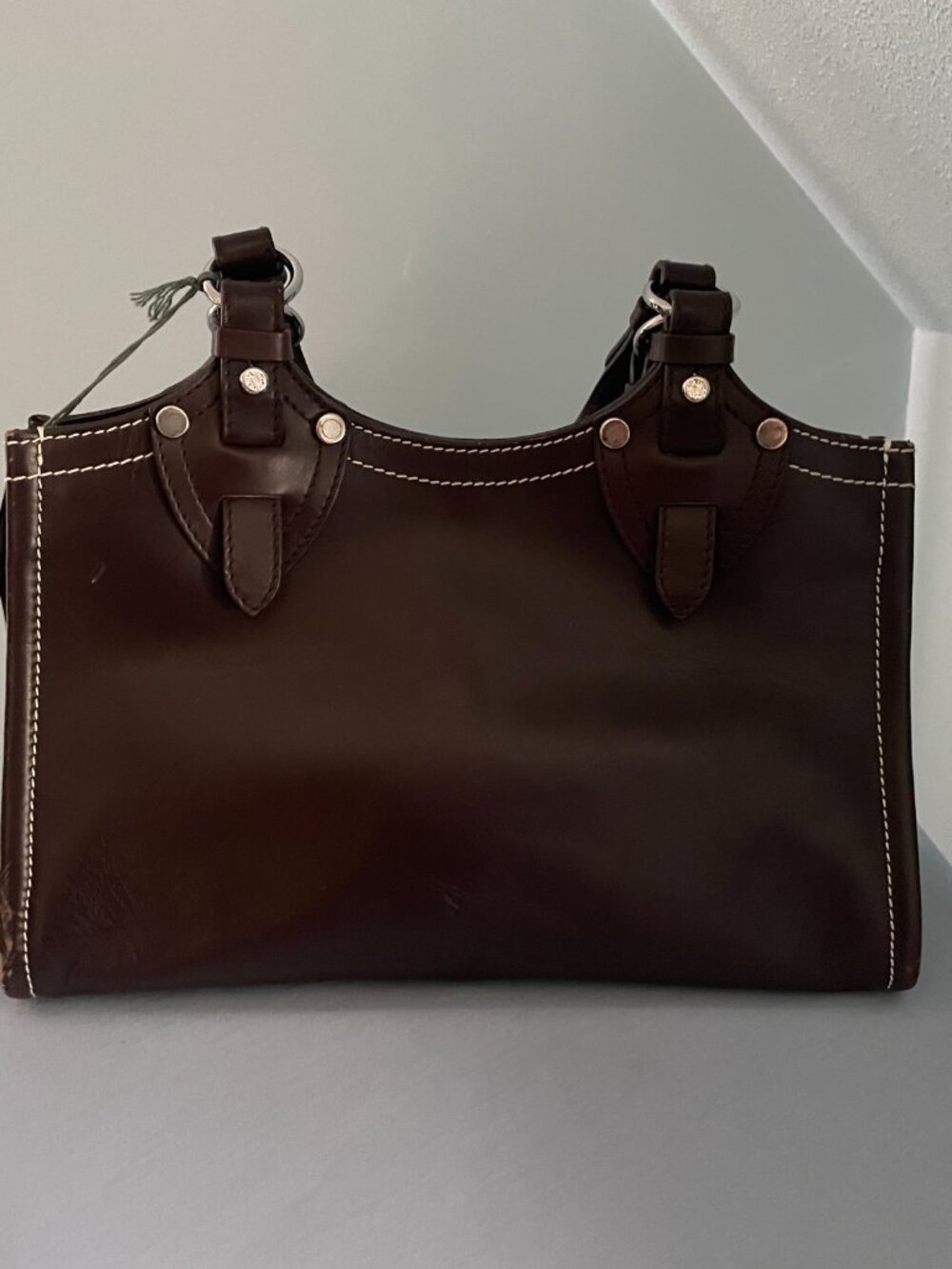 Hunting World Brown Leather Handbag/Shoulder Purse